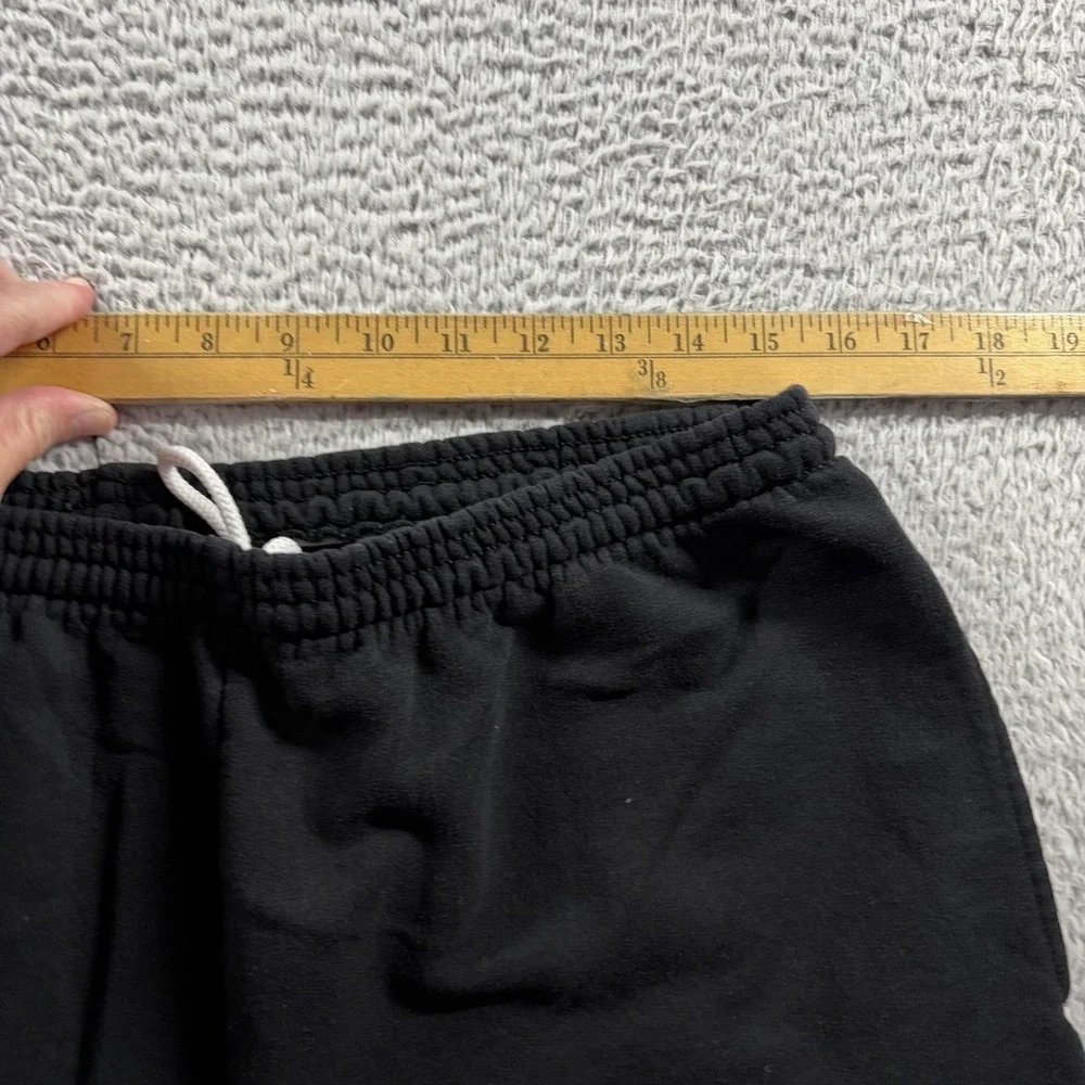 Hanes Sweatpants Mens XL Black Basic Minimal Straight Leg Comfort Lounge